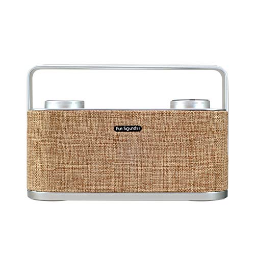 FunSounds - MusicPouch (ミュージックポーチ)(充電式ステレオBluetoothスピーカー) ベージュ FUN-POUCH 51+GJS6DrML.jpg